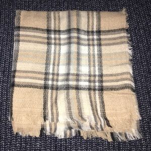 Plaid Blanket Scarf